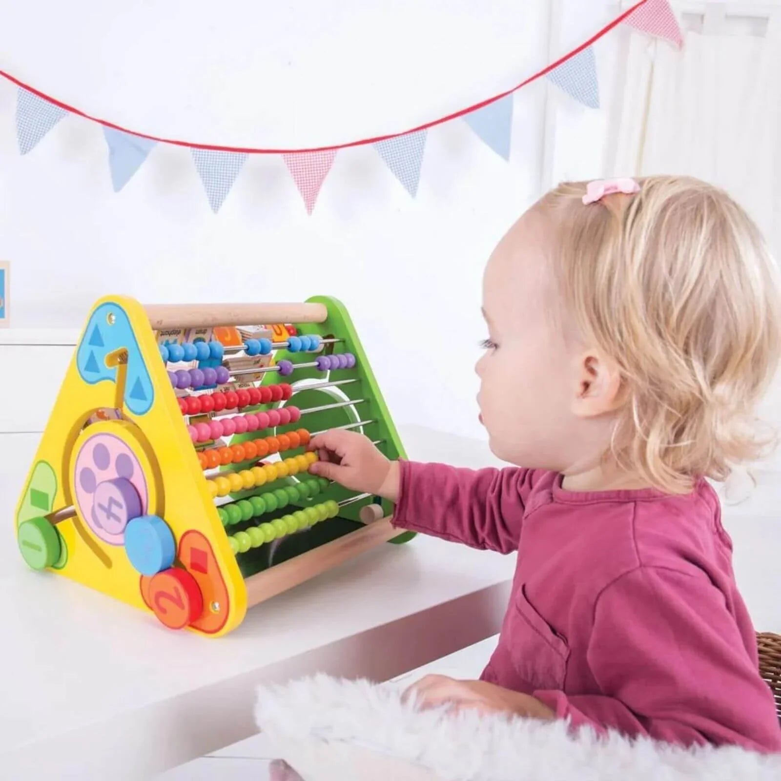 Bigjigs Toys Triangular Activity Centre | Luxury Home Accessories | Heulog Glow