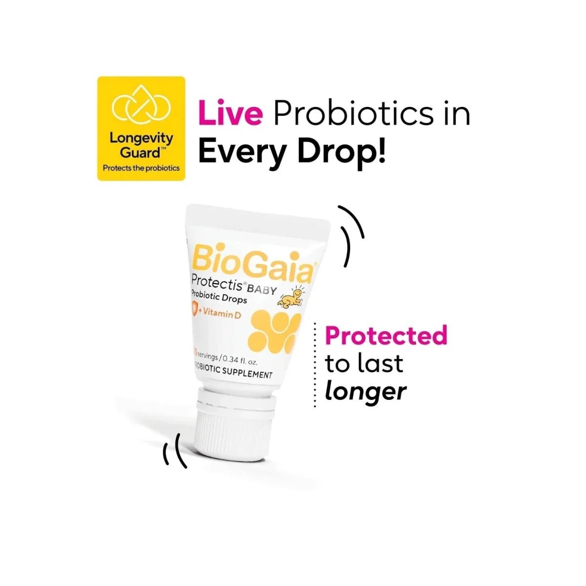 BioGaia Protectis Baby Drops with Vitamin D 10ml | Luxury Home Accessories | Heulog Glow