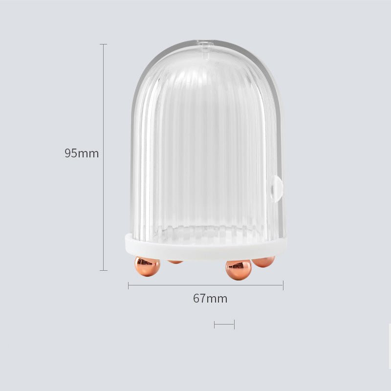 Birdcage Cosmetic Storage Box Beauty Egg Transparent Dustproof Makeup Sponge Organizer Minimalist Creative Home Office | Luxury Home Accessories | Heulog Glow