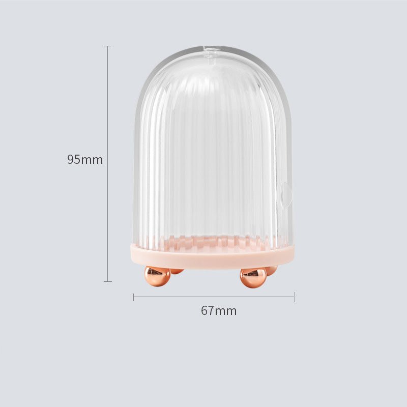 Birdcage Cosmetic Storage Box Beauty Egg Transparent Dustproof Makeup Sponge Organizer Minimalist Creative Home Office | Luxury Home Accessories | Heulog Glow
