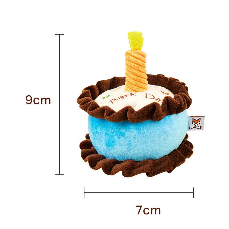 Bite-resistant Teething Vocal Catnip Birthday Cake Toy | Luxury Home Accessories | Heulog Glow