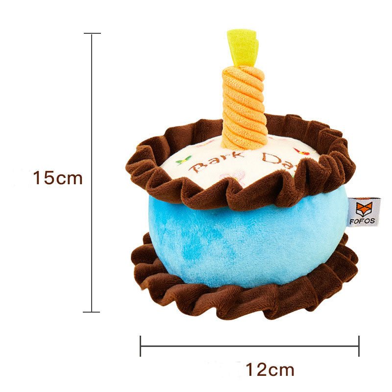 Bite-resistant Teething Vocal Catnip Birthday Cake Toy | Luxury Home Accessories | Heulog Glow