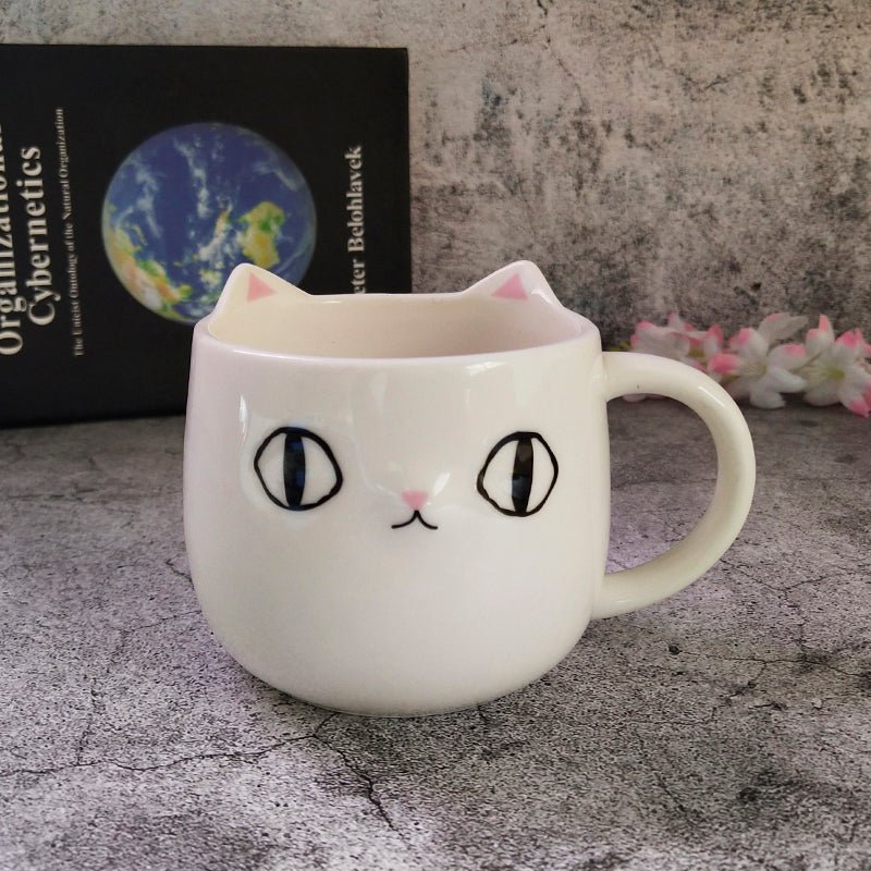 Black Cat Cup Coffee Cup Breakfast Cup | Luxury Home Accessories | Heulog Glow