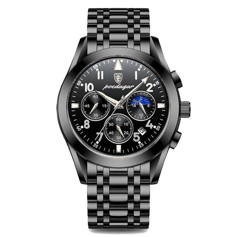 Black Tech Men's Watch Male Student Korean Fashion | Luxury Home Accessories | Heulog Glow