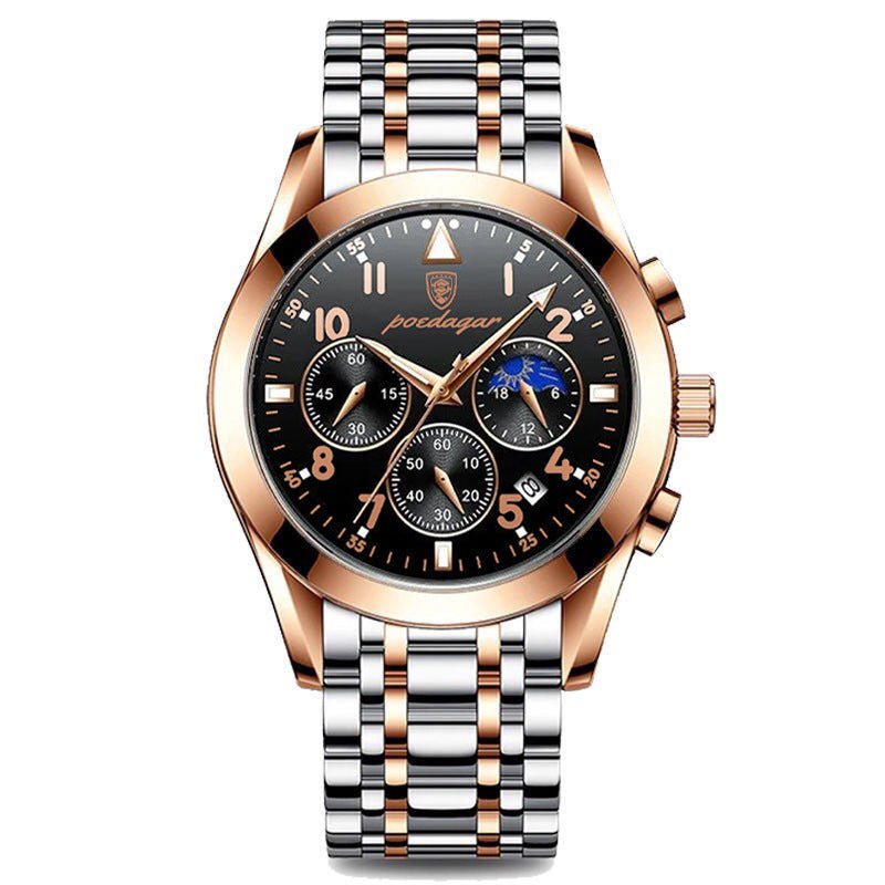 Black Tech Men's Watch Male Student Korean Fashion | Luxury Home Accessories | Heulog Glow