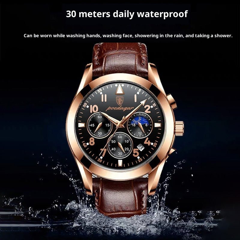 Black Tech Men's Watch Male Student Korean Fashion | Luxury Home Accessories | Heulog Glow