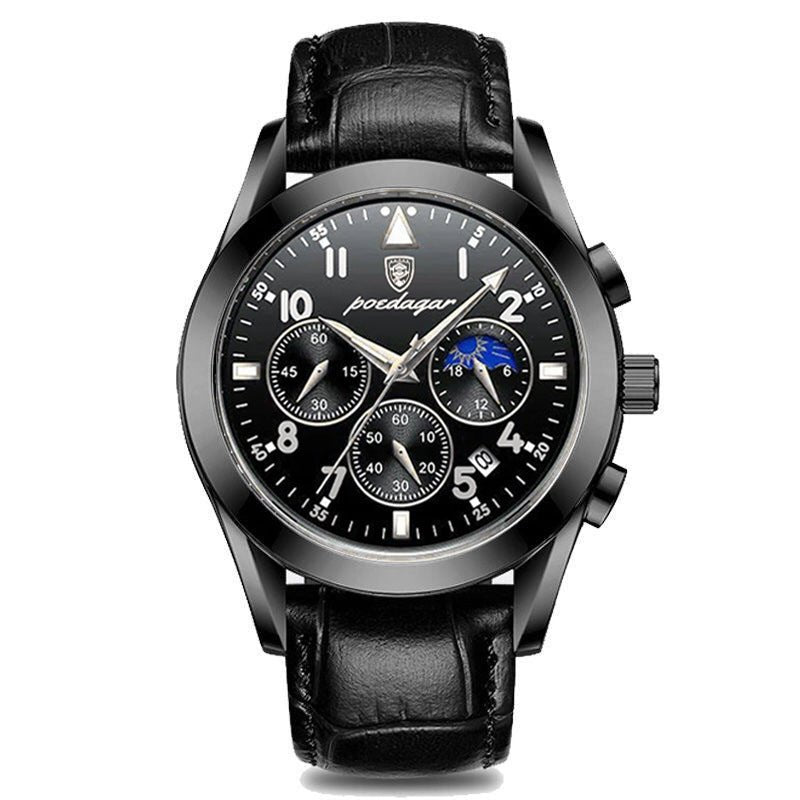 Black Tech Men's Watch Male Student Korean Fashion | Luxury Home Accessories | Heulog Glow