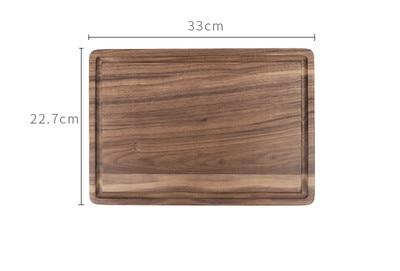 Black Walnut Wood Cutting Board Creative Whole Tray Fruit Chopping Cutting Board Wood Chopping Blocks For Kitchen | Luxury Home Accessories | Heulog Glow