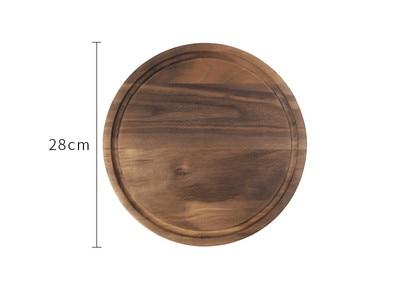 Black Walnut Wood Cutting Board Creative Whole Tray Fruit Chopping Cutting Board Wood Chopping Blocks For Kitchen | Luxury Home Accessories | Heulog Glow