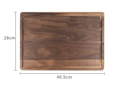 Black Walnut Wood Cutting Board Creative Whole Tray Fruit Chopping Cutting Board Wood Chopping Blocks For Kitchen | Luxury Home Accessories | Heulog Glow