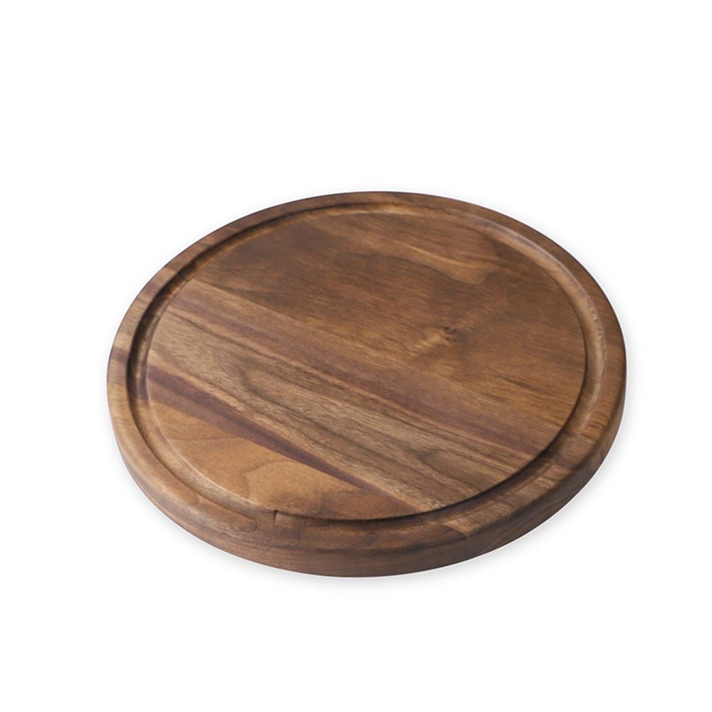 Black Walnut Wood Cutting Board Creative Whole Tray Fruit Chopping Cutting Board Wood Chopping Blocks For Kitchen | Luxury Home Accessories | Heulog Glow