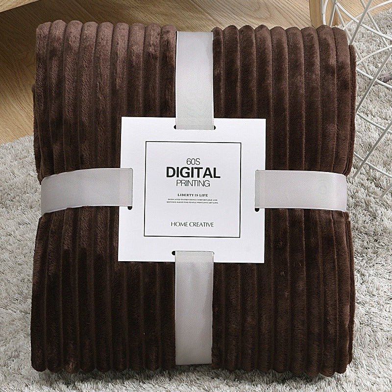 Blanket Yoga Pure Color Cover Blanket Coral Fleece | Luxury Home Accessories | Heulog Glow