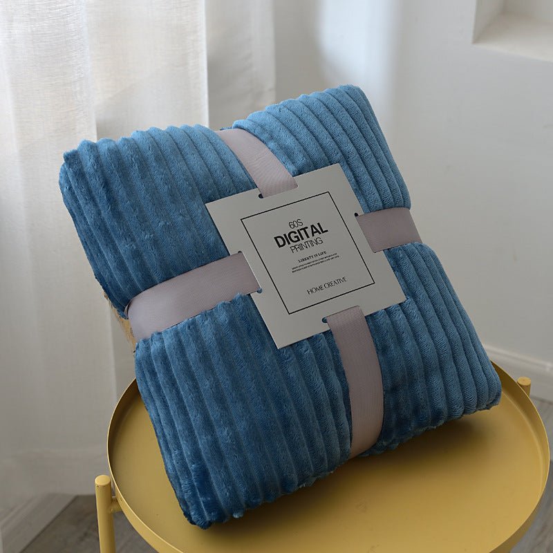 Blanket Yoga Pure Color Cover Blanket Coral Fleece | Luxury Home Accessories | Heulog Glow