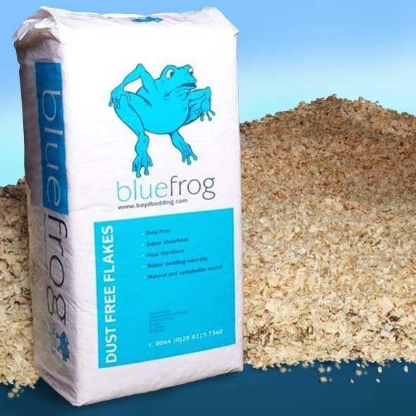 Blue Frog Wood Shavings 18kg | Luxury Home Accessories | Heulog Glow