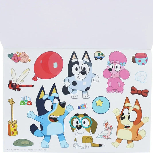 Bluey A4 Colouring Pad | Luxury Home Accessories | Heulog Glow
