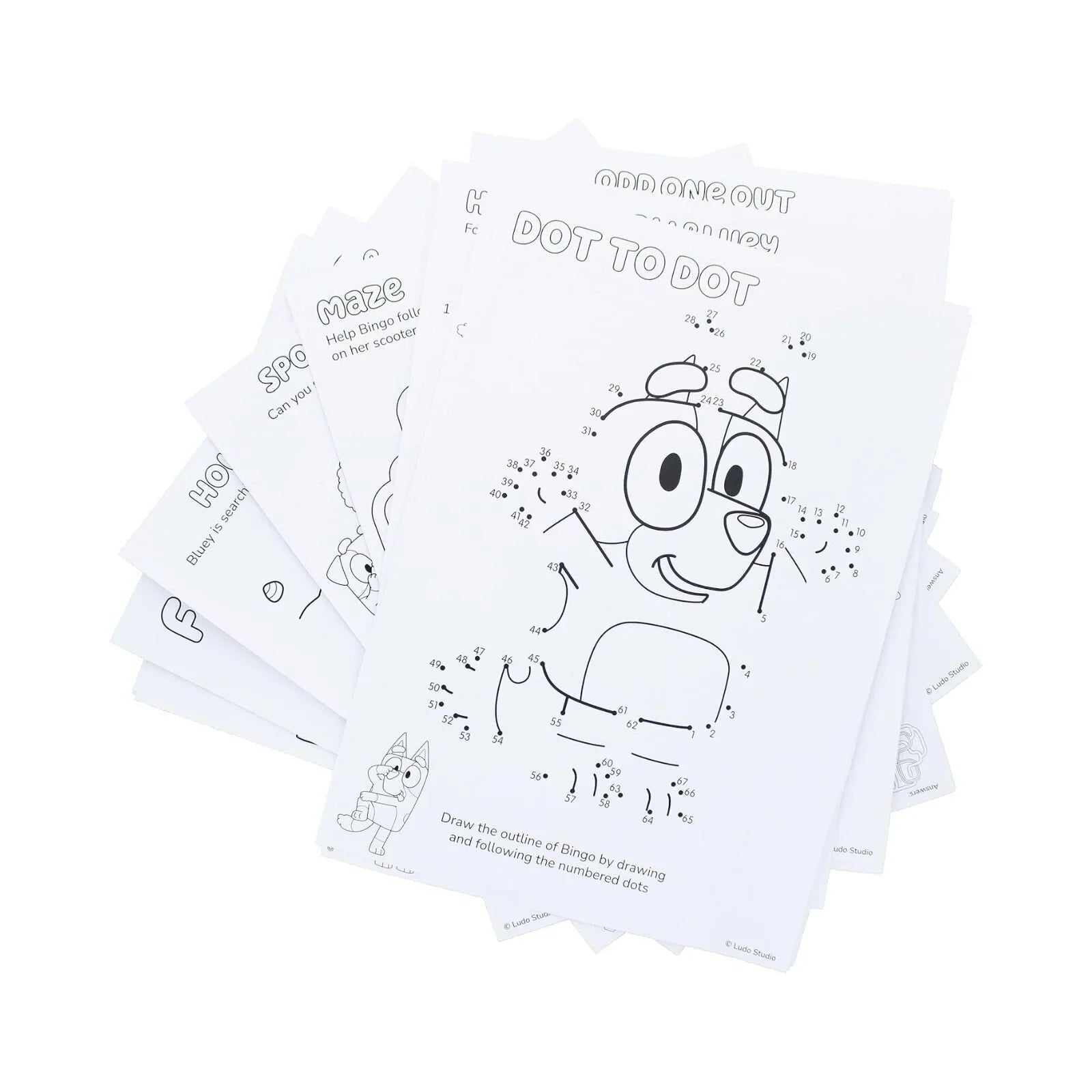Bluey Poster Activity Set | Luxury Home Accessories | Heulog Glow