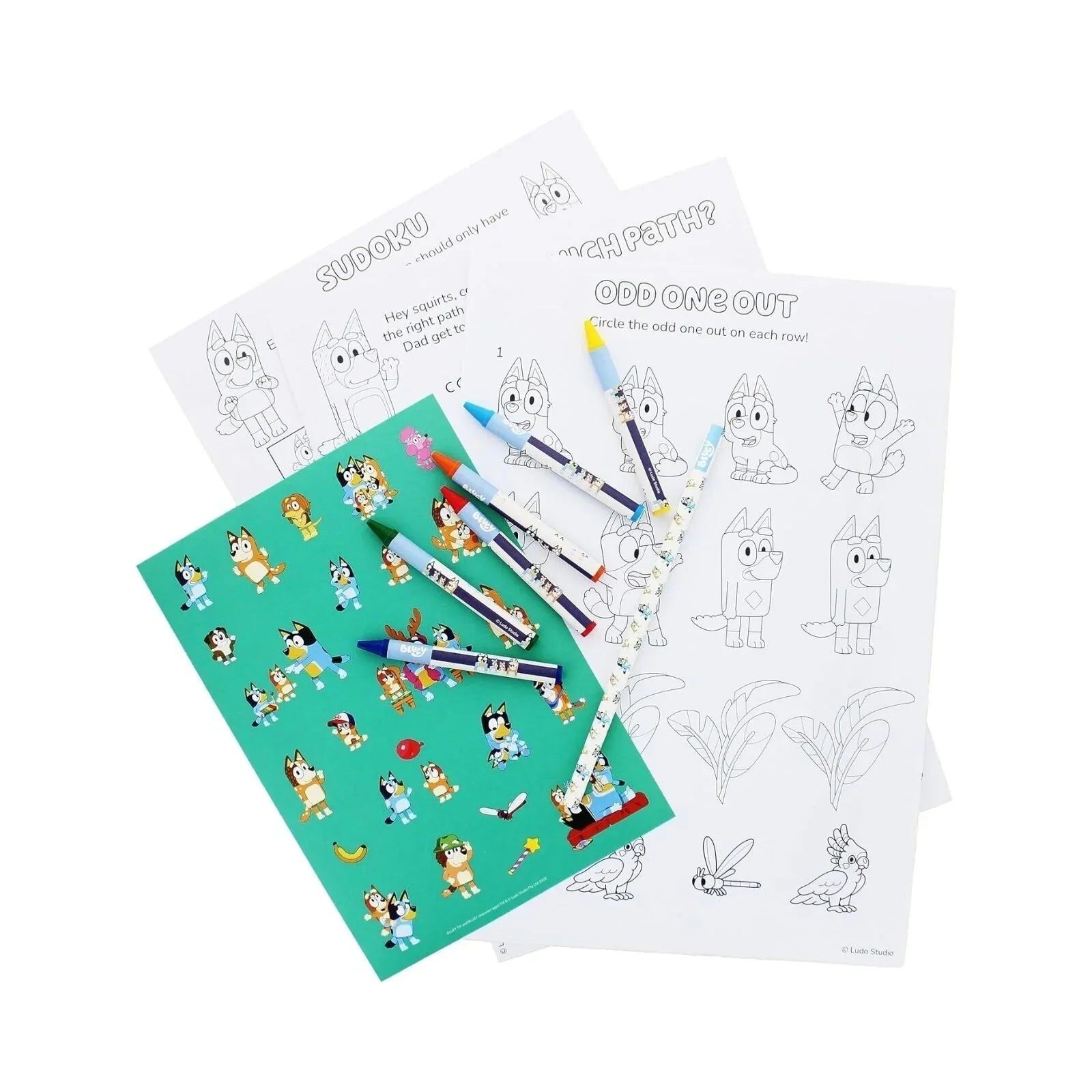 Bluey Poster Activity Set | Luxury Home Accessories | Heulog Glow