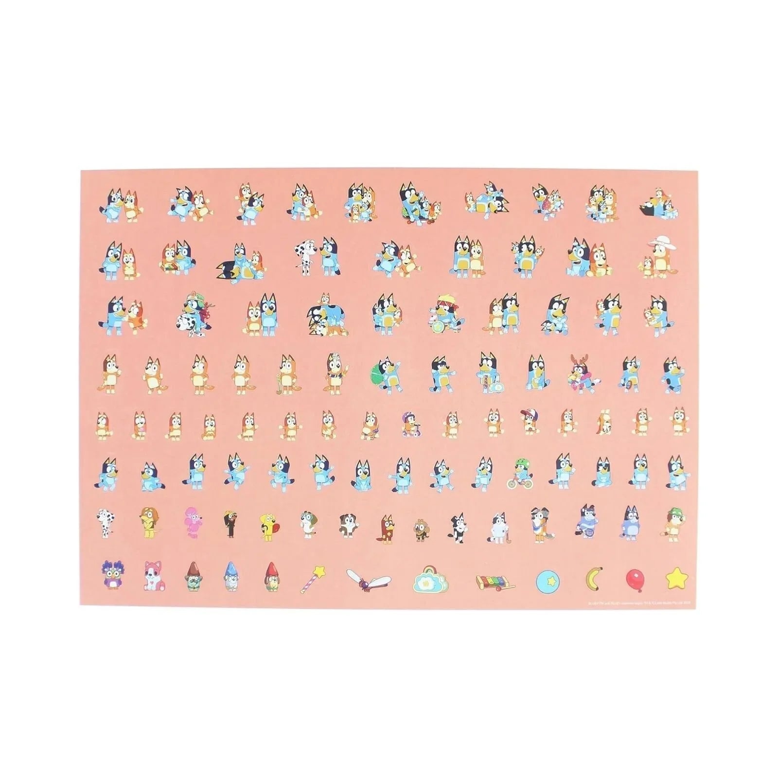 Bluey Reward Chart | Luxury Home Accessories | Heulog Glow