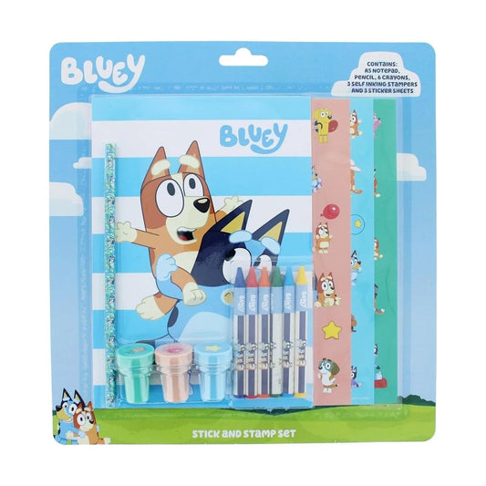 Bluey Stick & Stamp Set | Luxury Home Accessories | Heulog Glow