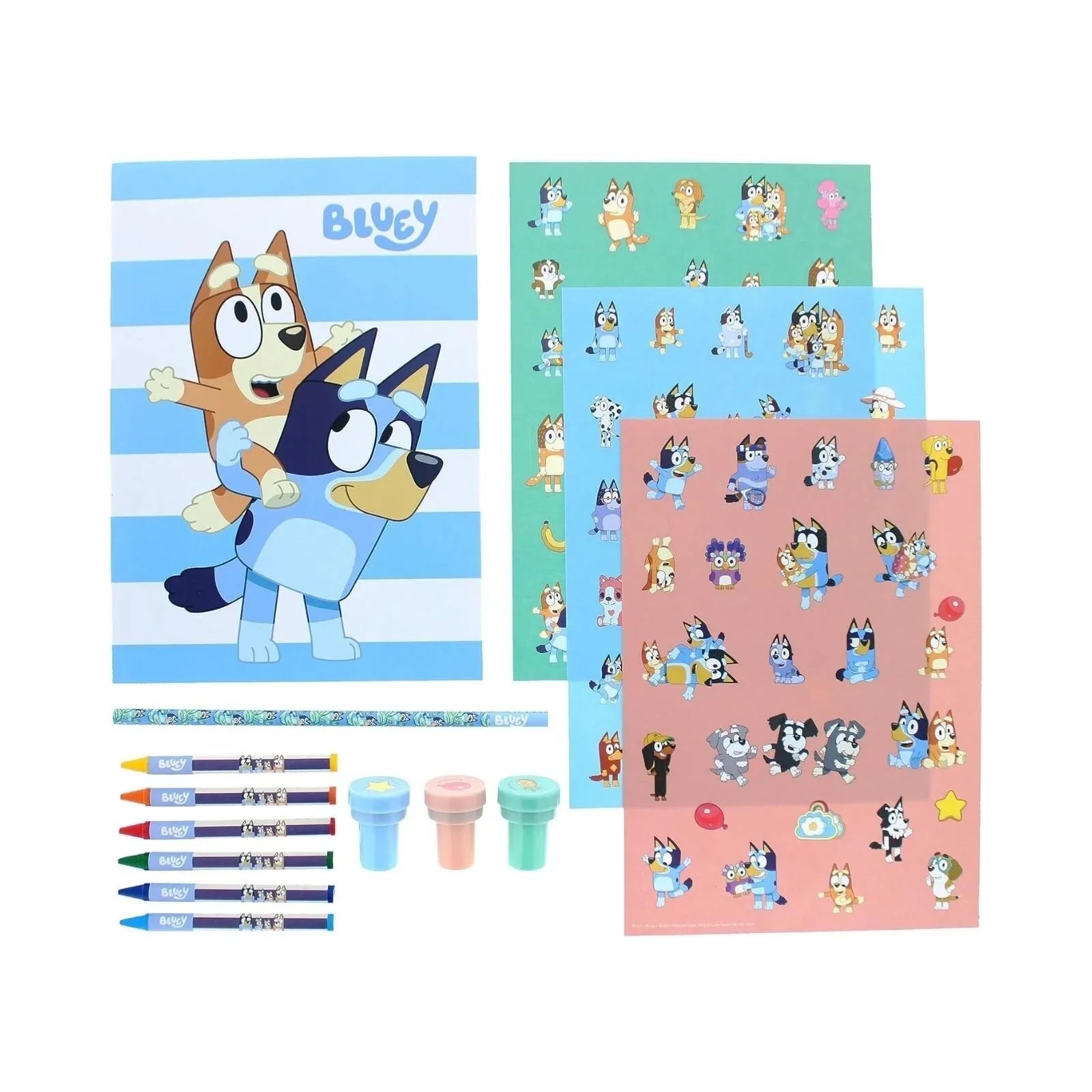 Bluey Stick & Stamp Set | Luxury Home Accessories | Heulog Glow