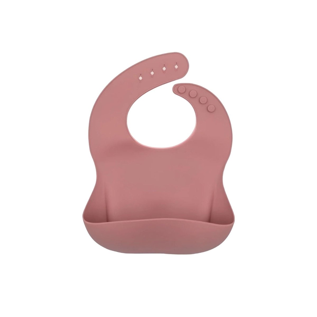 BLW Essentials Silicone Bib - Dusty Rose | Luxury Home Accessories | Heulog Glow