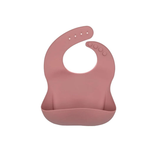 BLW Essentials Silicone Bib - Dusty Rose | Luxury Home Accessories | Heulog Glow