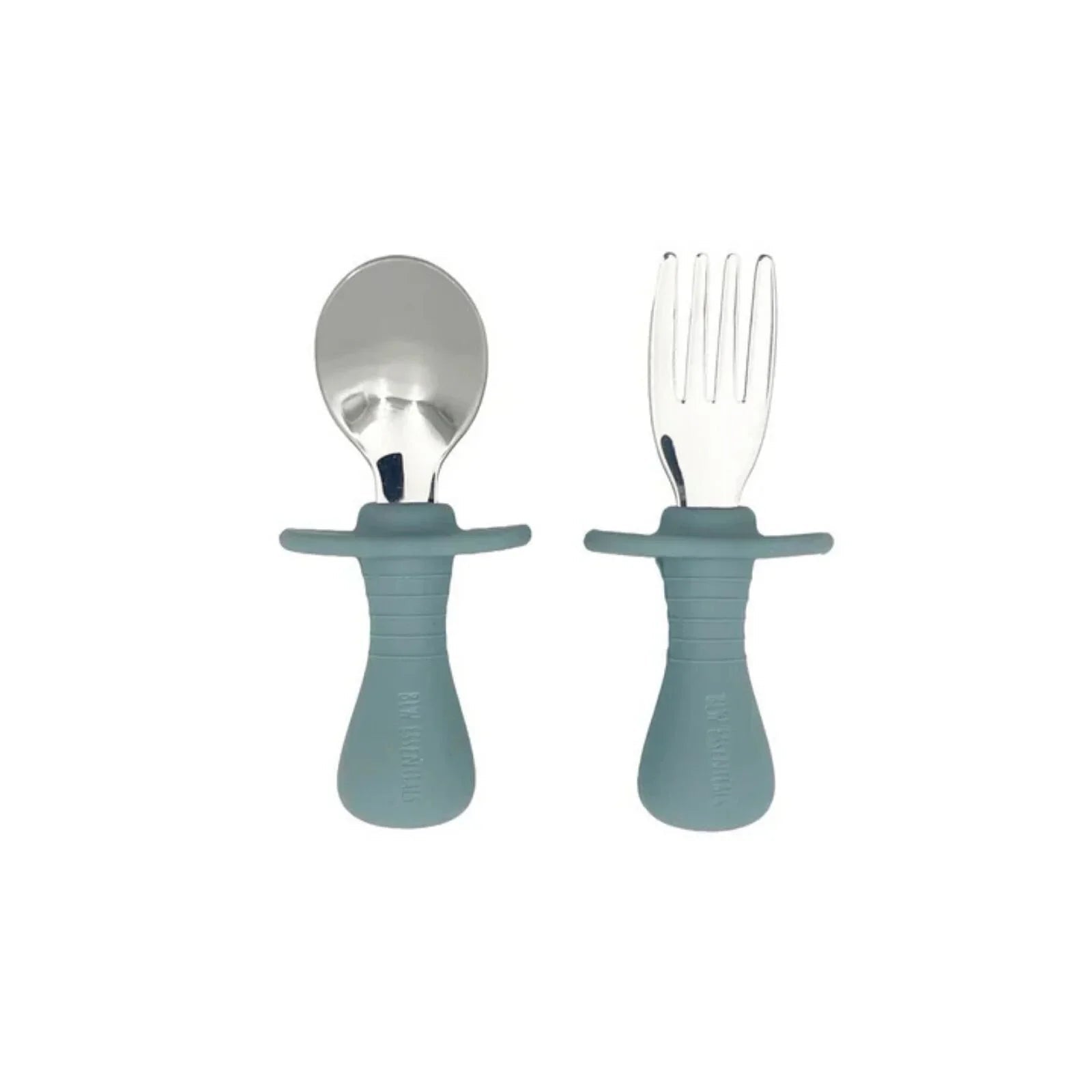 BLW Essentials Toddler Cutlery Set - Dusky Blue | Luxury Home Accessories | Heulog Glow