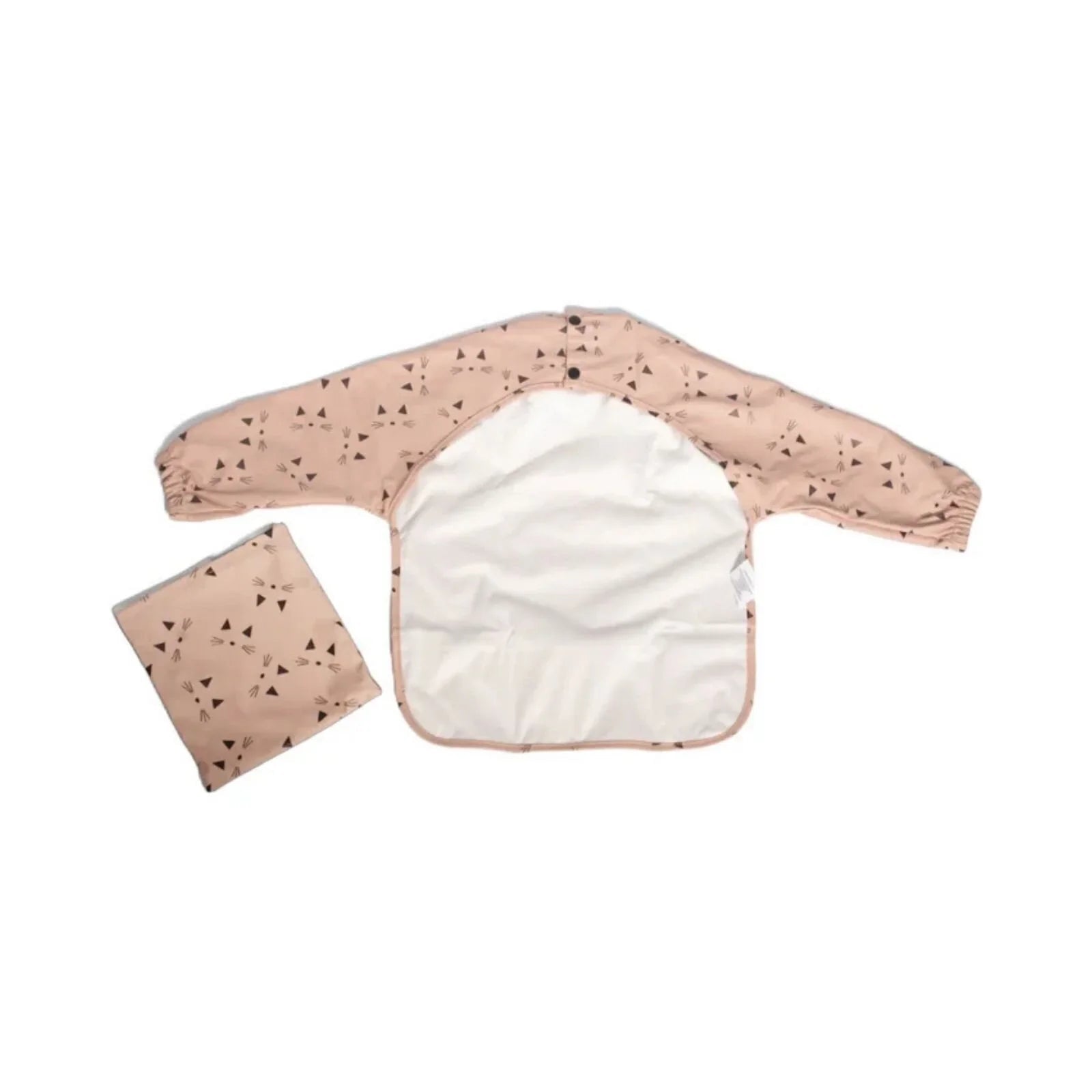 BLW Essentials Waterproof Long Sleeved Coverall Bib - Pink | Luxury Home Accessories | Heulog Glow