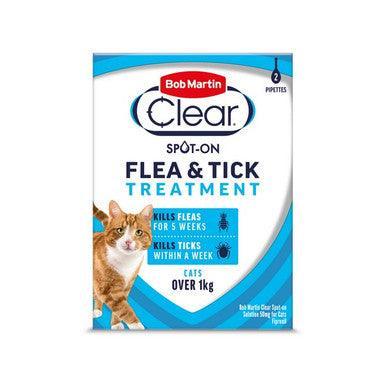 BM Clear Flea Clear Spot On for Cats (2 Pipettes) | Luxury Home Accessories | Heulog Glow