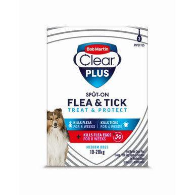 BM Clear PLUS 134mg / 120.6mg Spot On Solution for Medium Dogs 3T | Luxury Home Accessories | Heulog Glow