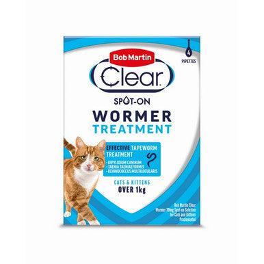 Bob Martin Clear Spot On Wormer - Cats & Kittens, (4 tubes) | Luxury Home Accessories | Heulog Glow