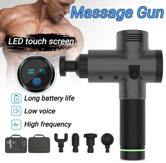 Body Muscle Massager Electric Vibrating Therapy Guns | Luxury Home Accessories | Heulog Glow
