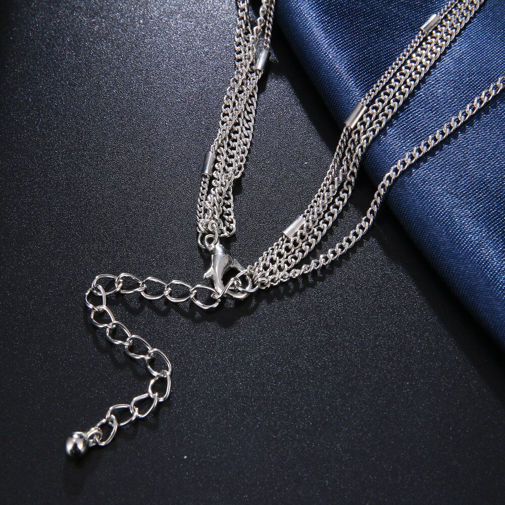 Bohemian Europe and the United States fashion new five-pointed star pendant multi-layer female necklace | Luxury Home Accessories | Heulog Glow