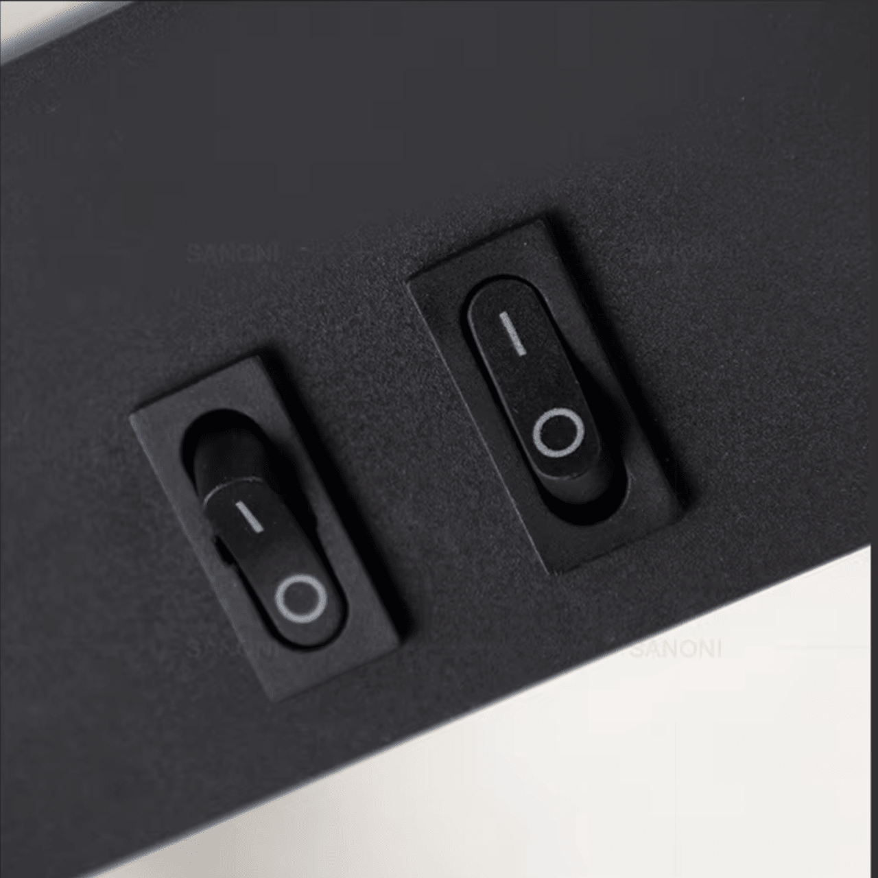 Bold Gold Black LED Wall Lamp Dual Switch Reading Light Bedside | Luxury Home Accessories | Heulog Glow