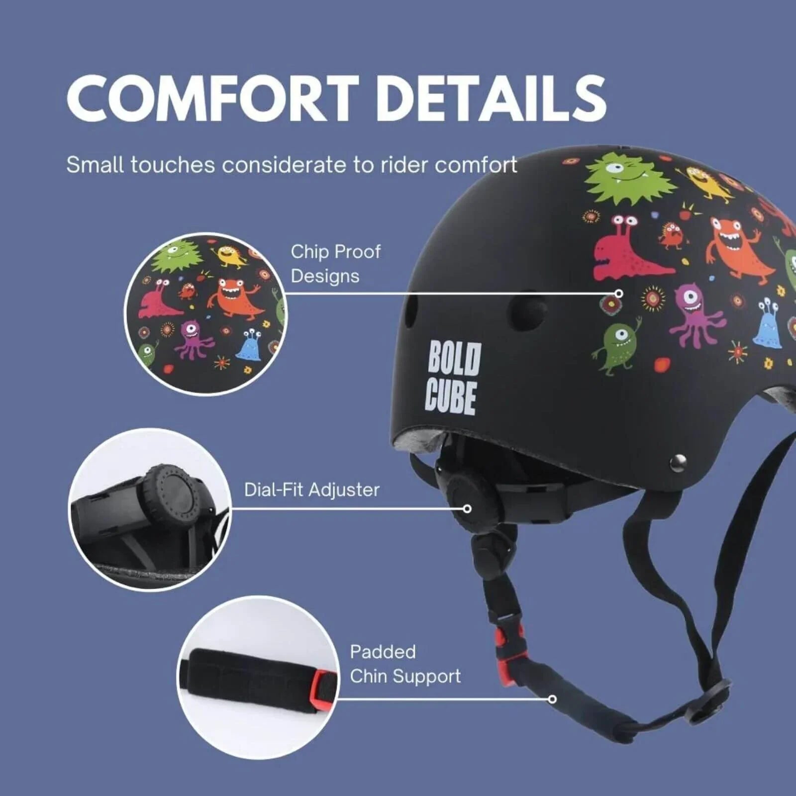 BOLDCUBE Helmet (S) - Blue | Luxury Home Accessories | Heulog Glow