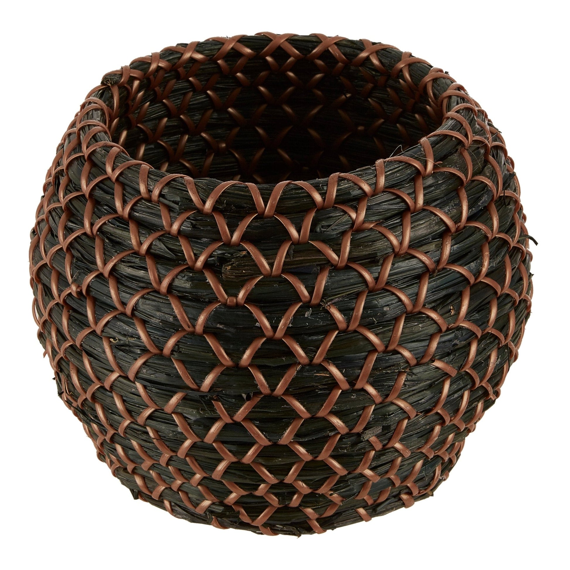 Bora Seagrass Basket Planter | Luxury Home Accessories | Heulog Glow