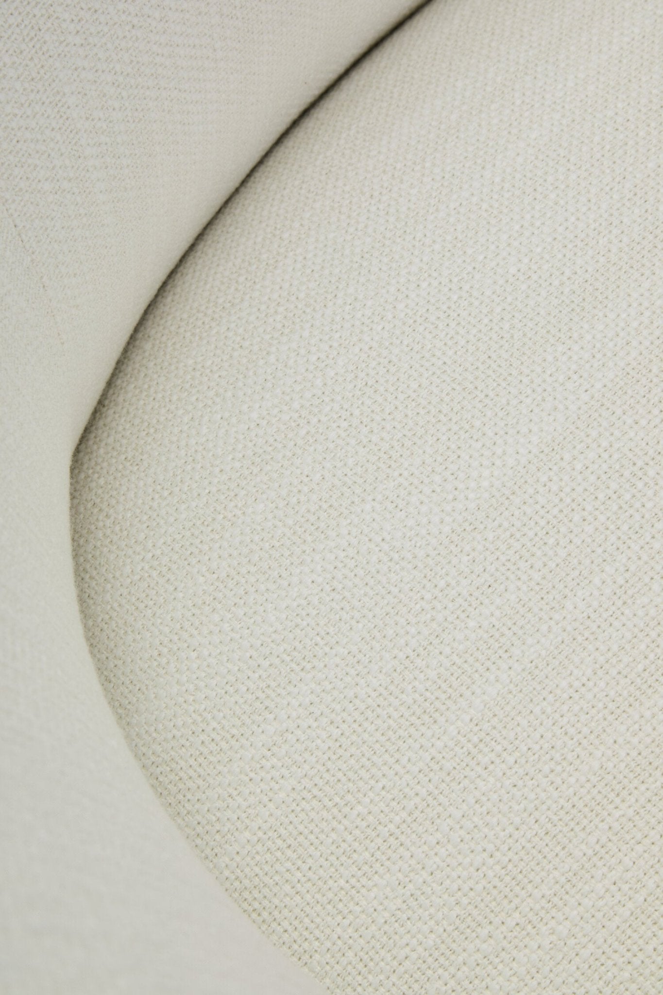Bordo Textured Cream Curved Swivel Chair | Luxury Home Accessories | Heulog Glow