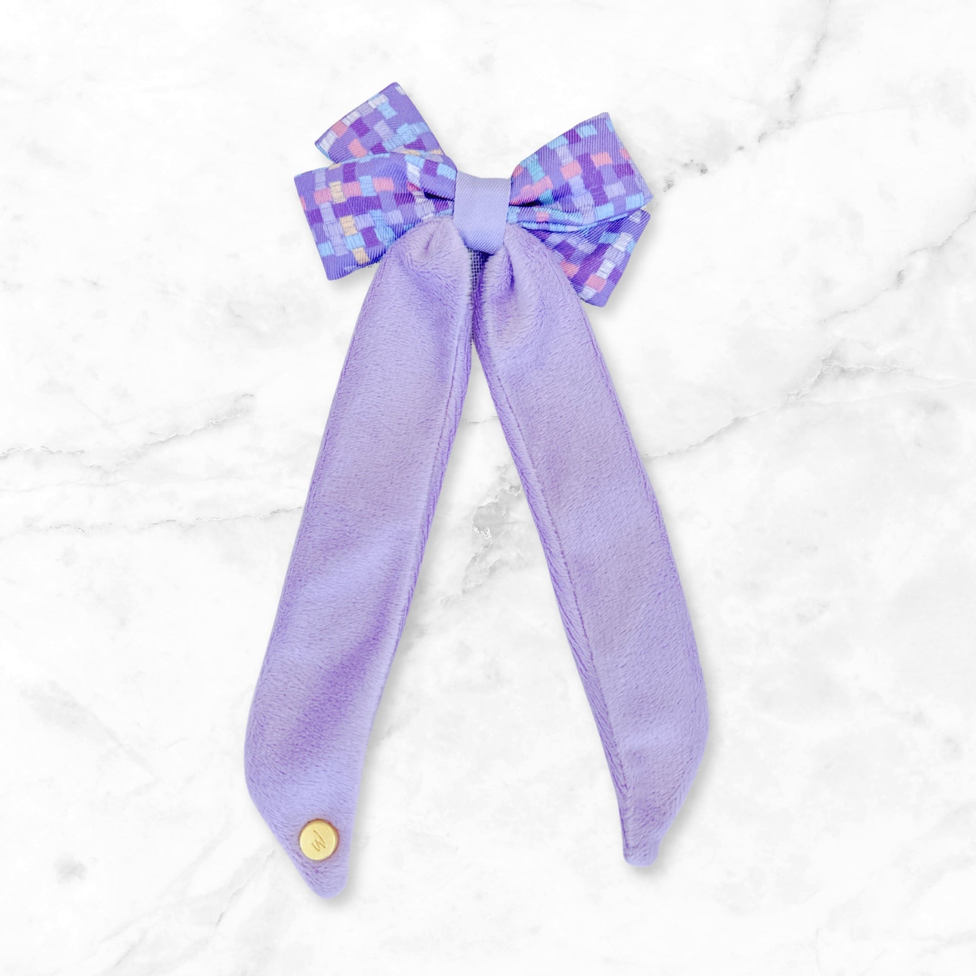 Bow Hair Clip: Belgravia Sugarplum | Luxury Home Accessories | Heulog Glow