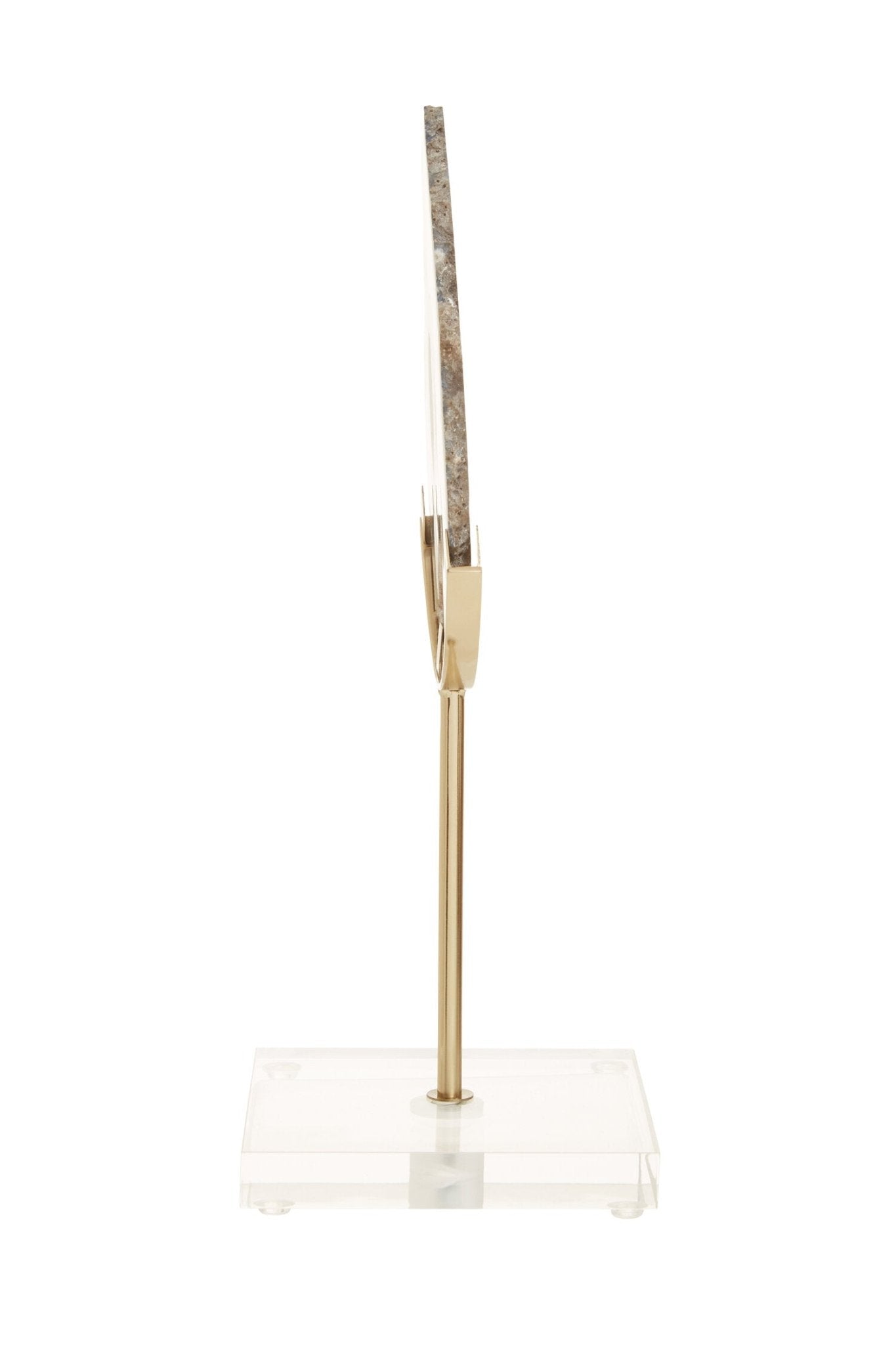 Bowerbird Black And Gold Agate Sculpture | Luxury Home Accessories | Heulog Glow