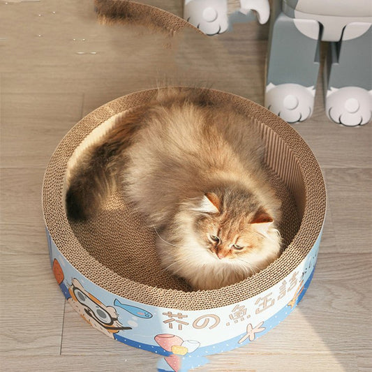Bowl-shaped Cat Scratcher Cat Litter Grinding Claws Wear-resistant Round | Luxury Home Accessories | Heulog Glow