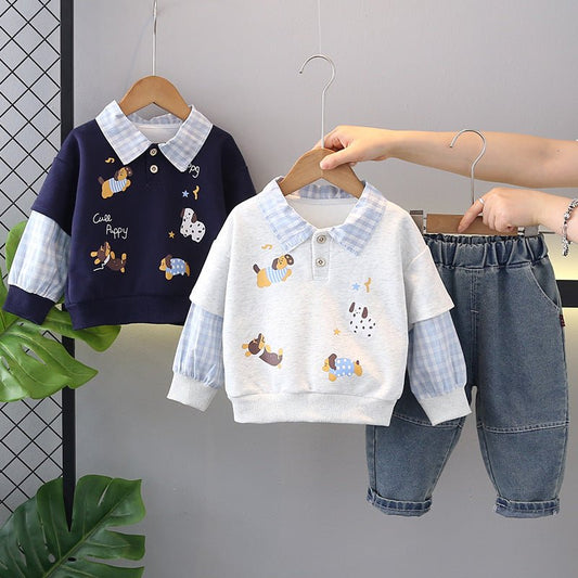 Boys Autumn Suit Baby Clothes Children | Luxury Home Accessories | Heulog Glow