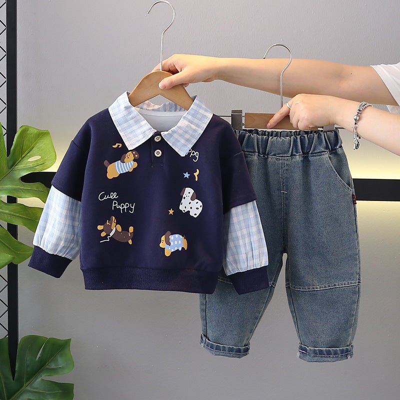 Boys Autumn Suit Baby Clothes Children | Luxury Home Accessories | Heulog Glow