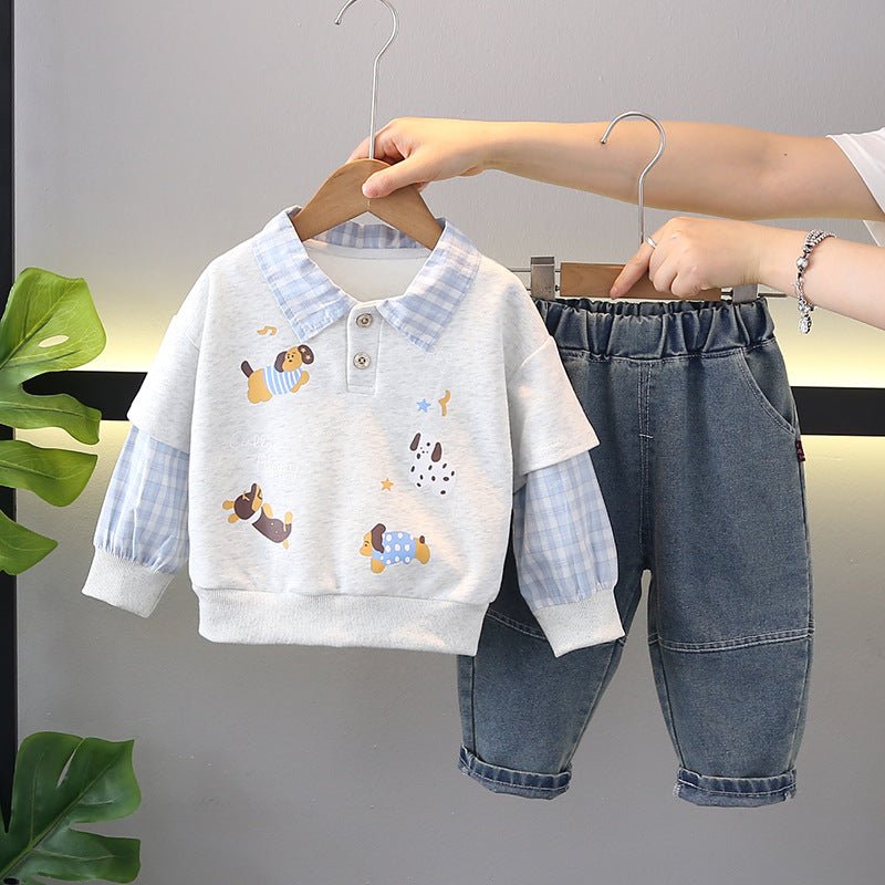 Boys Autumn Suit Baby Clothes Children | Luxury Home Accessories | Heulog Glow