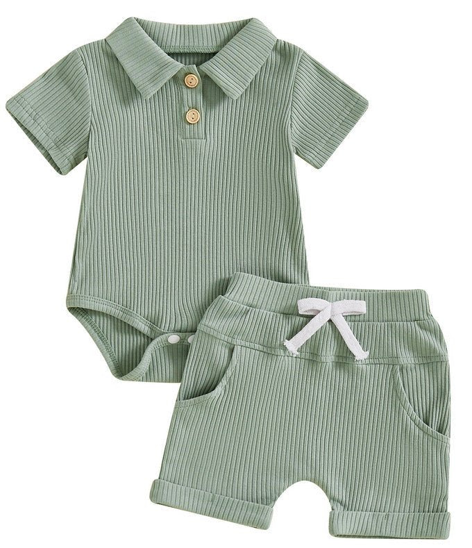 Boys' Short Sleeved Kazakhstan Suit | Luxury Home Accessories | Heulog Glow