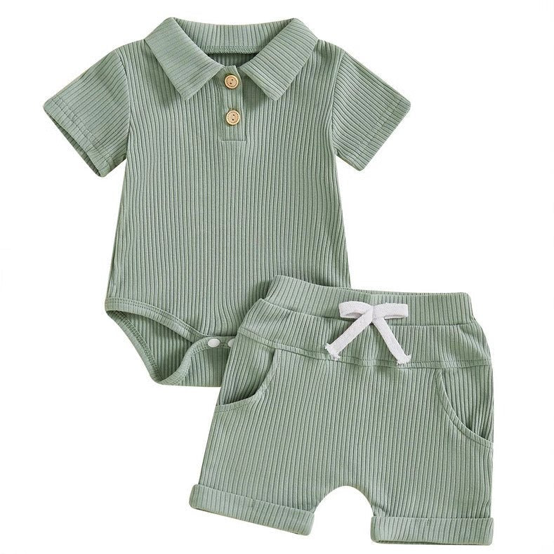 Boys' Short Sleeved Kazakhstan Suit | Luxury Home Accessories | Heulog Glow