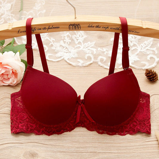 Bra Small Chest Gathered Bra With Underwire | Luxury Home Accessories | Heulog Glow