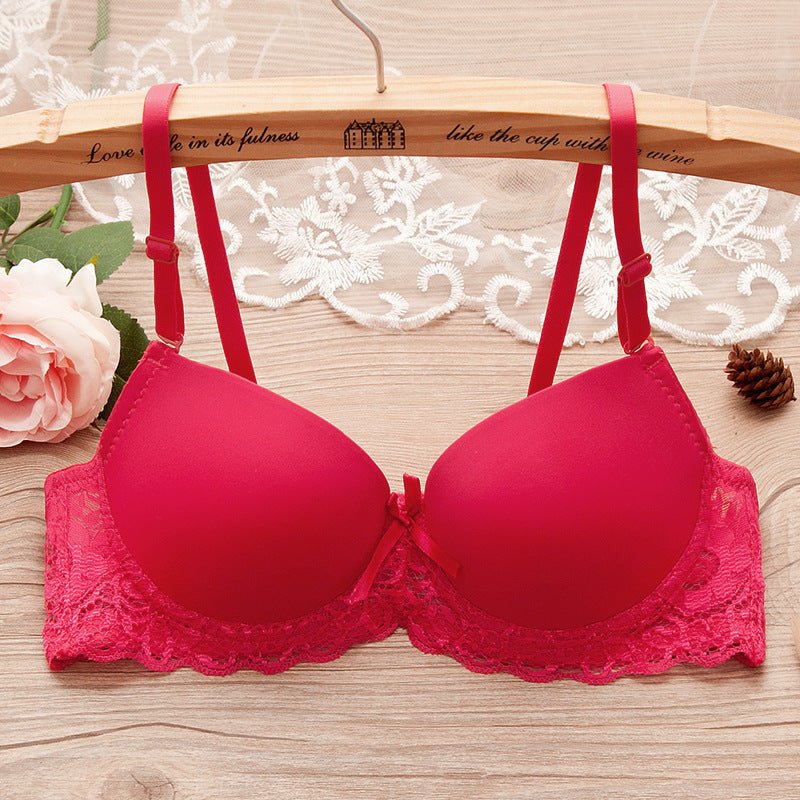 Bra Small Chest Gathered Bra With Underwire | Luxury Home Accessories | Heulog Glow