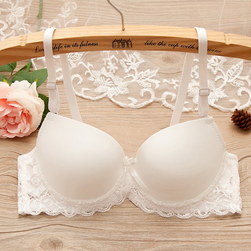 Bra Small Chest Gathered Bra With Underwire | Luxury Home Accessories | Heulog Glow