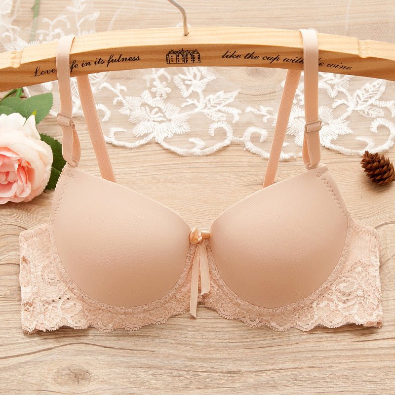 Bra Small Chest Gathered Bra With Underwire | Luxury Home Accessories | Heulog Glow