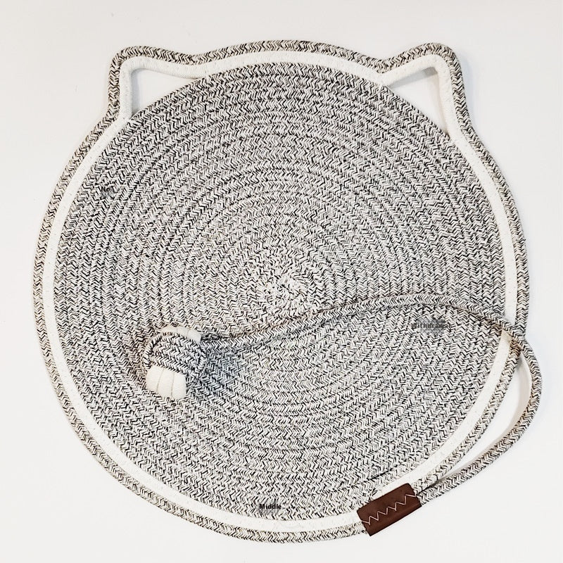 Braided Cotton Rope Cat Claw Mat Self Hi Ball One Piece Sleeping Mat Washable Anti Sticky Scratching Artifact Cat Scratching Mat Pet Products | Luxury Home Accessories | Heulog Glow